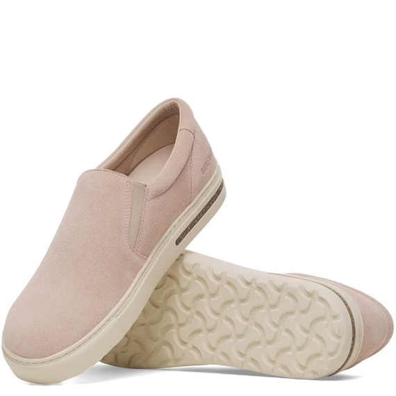 Birkenstock Oswego Suede Leather Slip-on, Light Rose